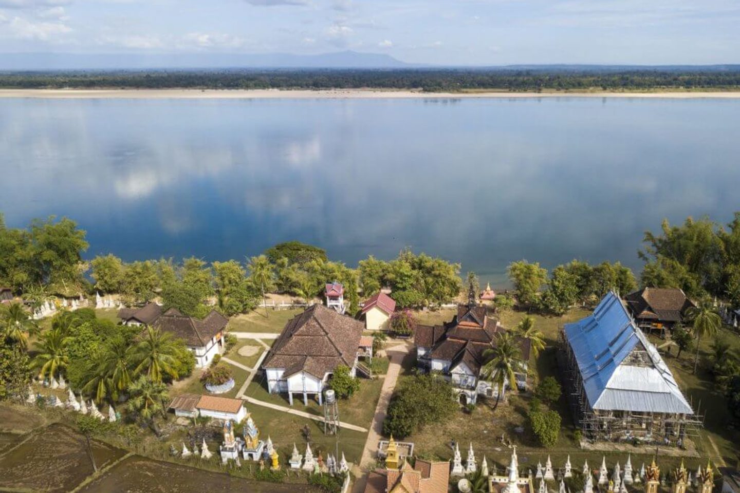 Aerial view of La Folie