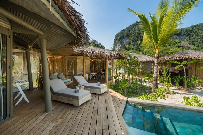 Private pool terrace
