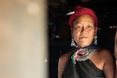 a woman in a black dress