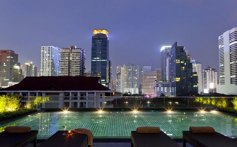 Rooftop swimming pool