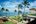 Galle Face Hotel with palm trees