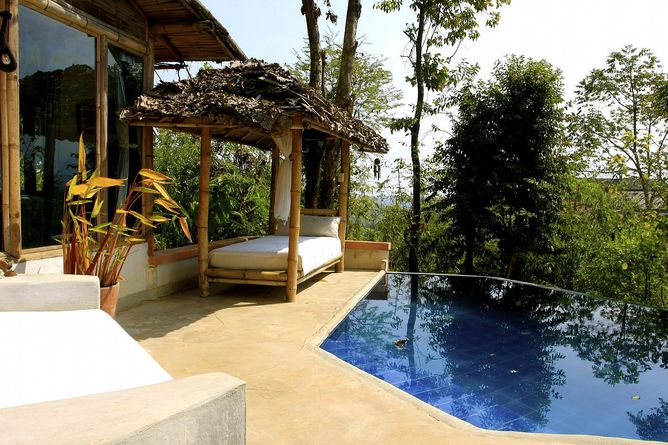 Pool Cottage terrace and plunge pool