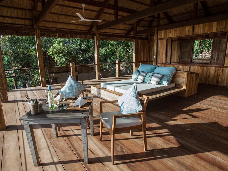 Veranda with day bed at Mango Bay Phu Quoc