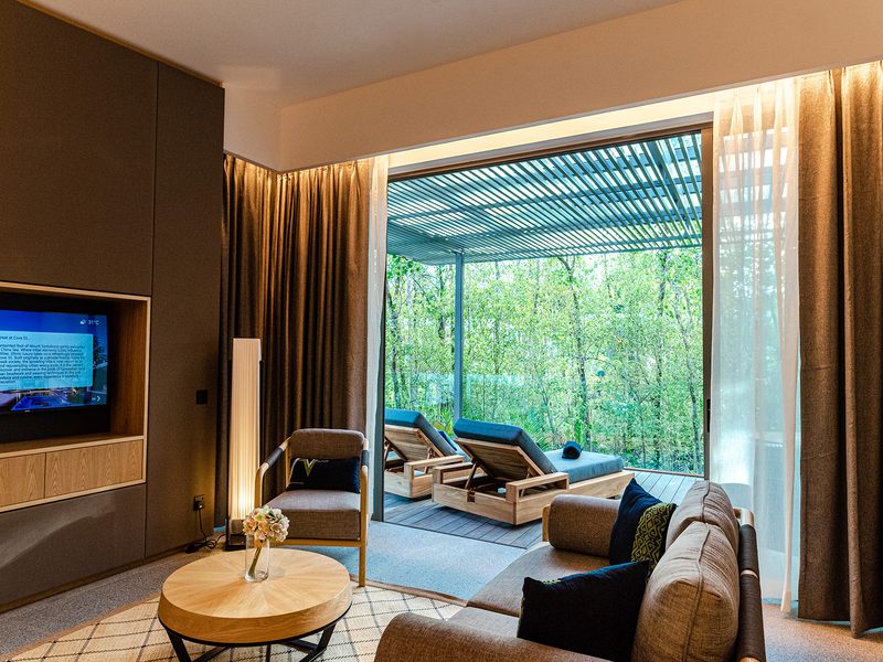 Lounge at Cove 55 Sarawak Borneo