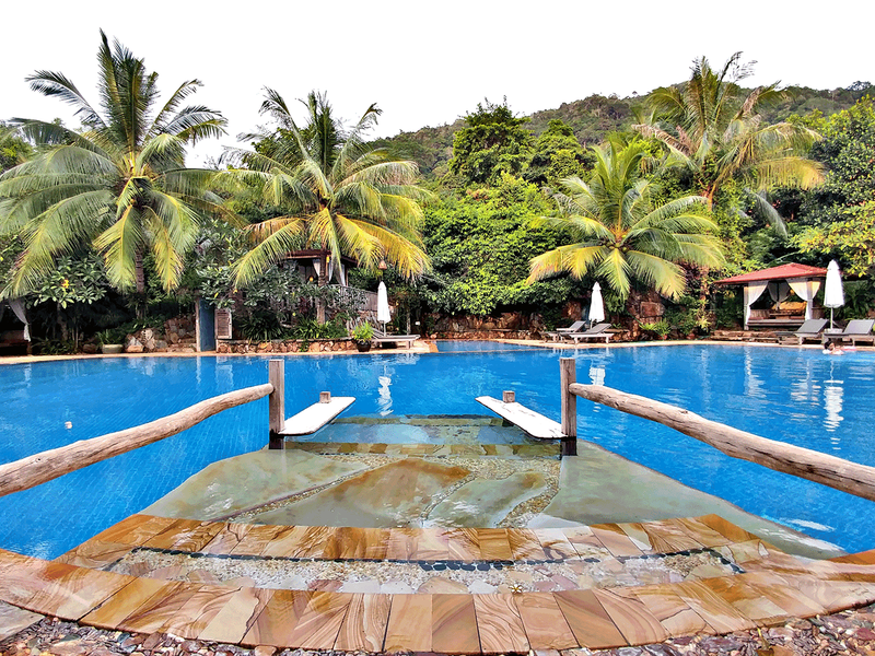 Swimming pool at the Veranda Resort