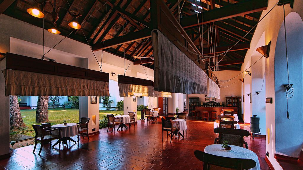 Punkah ceiling fans at Brunton Boatyard