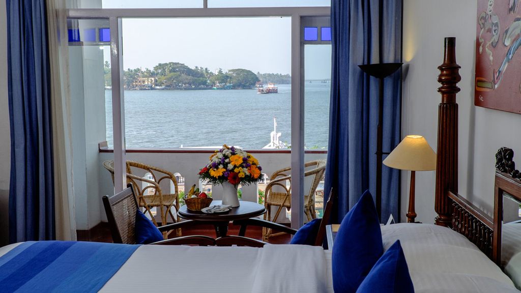 Room with a view at Brunton Boatyard