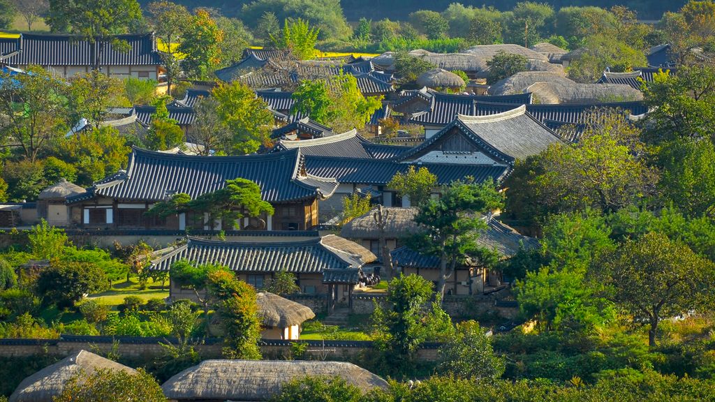 south korea roofs