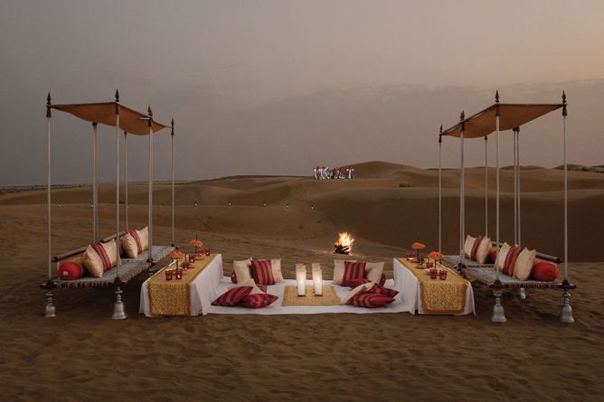 Dining in the dunes