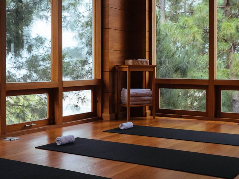 Yoga studio at Dhensa Boutique Resort
