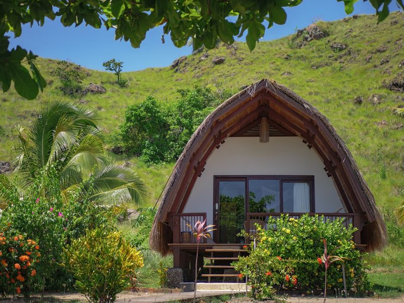 Jungle bungalow at Komodo Resort Indonesia