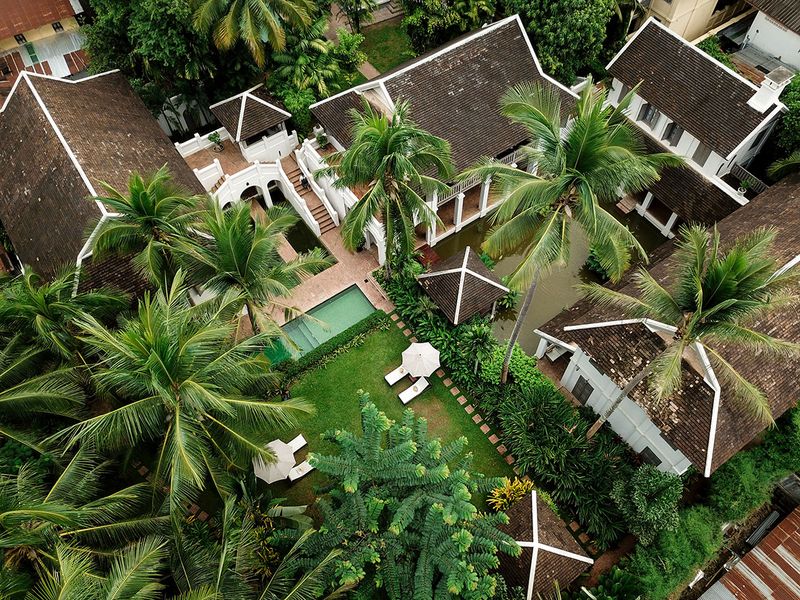 Aerial view of Satri House