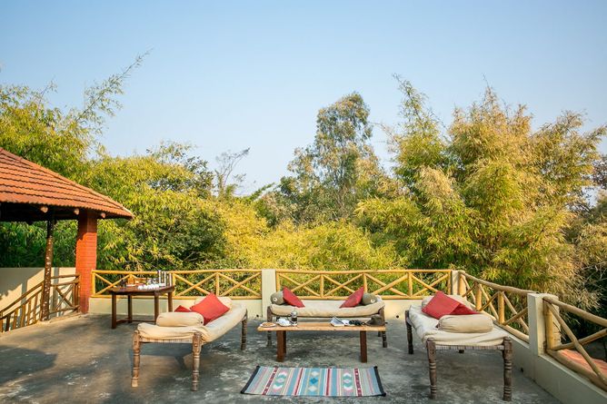 Open air lounge