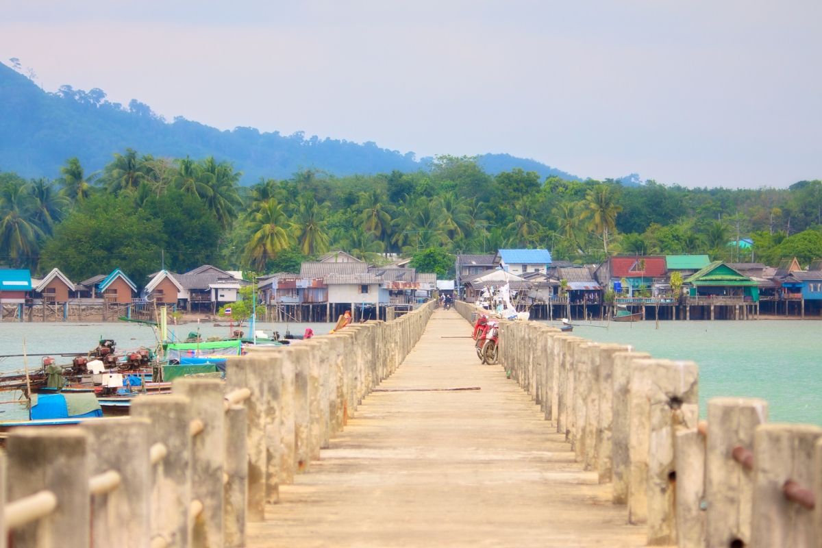 Pier on Koh Libong