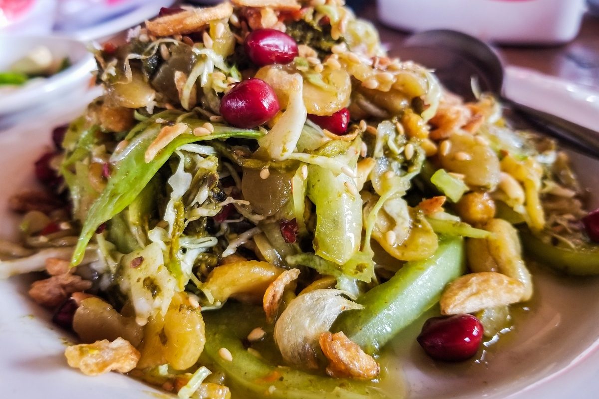 Green tea salad Myanmar