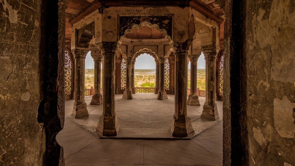 Agra fort Uttar Pradesh India