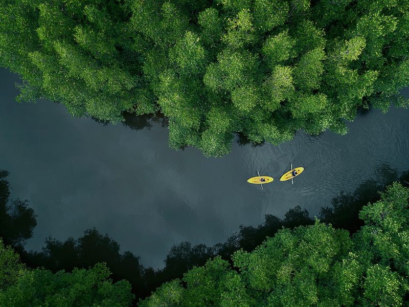 Shangri la rasa ria kayak