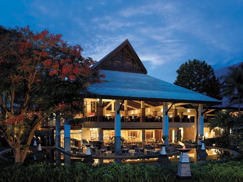 Coffee terrace by night