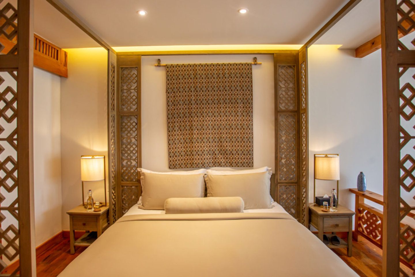 Double bed at Bhutan Spirit Sanctuary