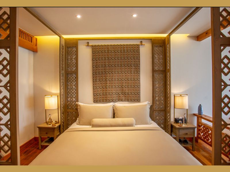 Double bed at Bhutan Spirit Sanctuary