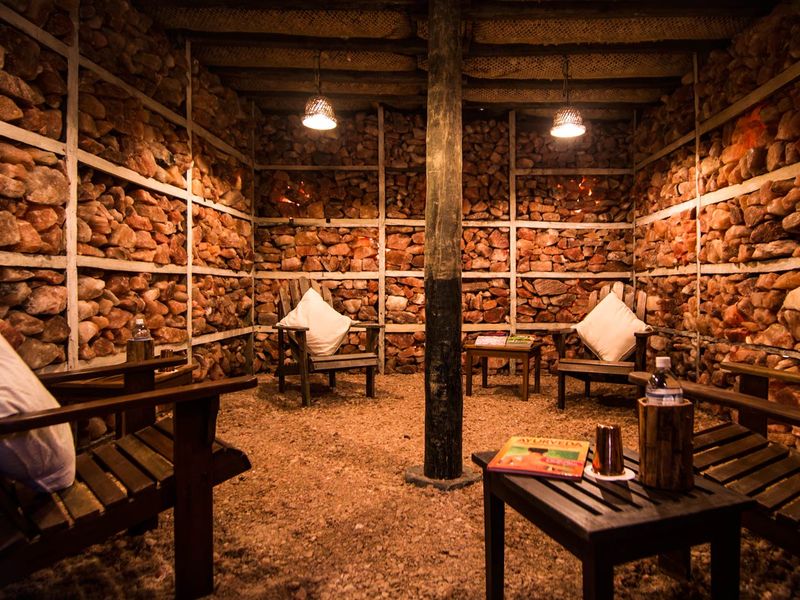 Himalayan Salt Room at Dwarika's Resort