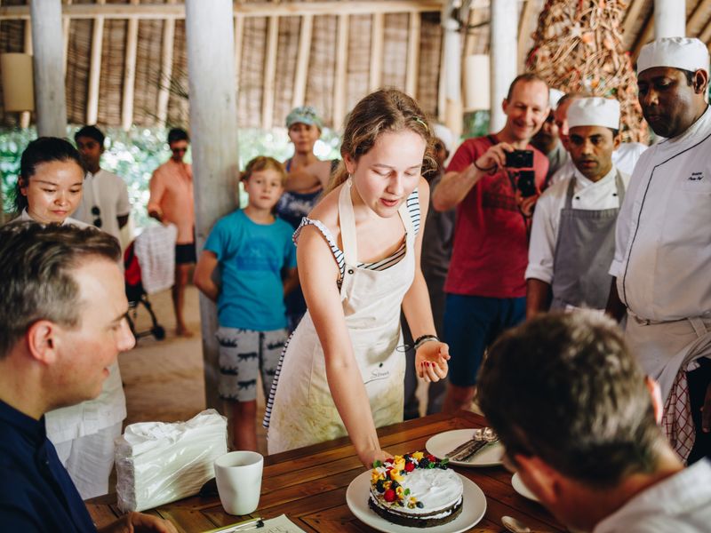 Cooking class at Soneva Fushi