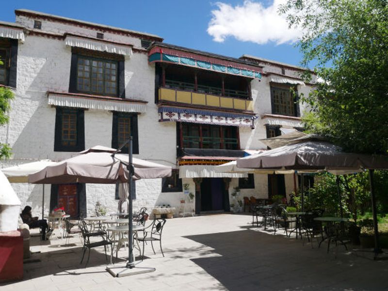Courtyard at Yabshi Phunkhang