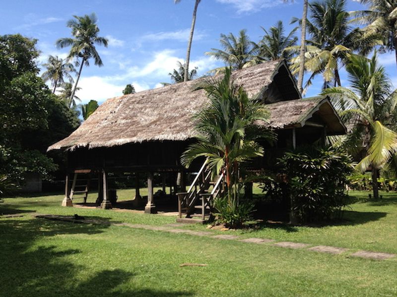 Thatched villa at Bon Ton Resort