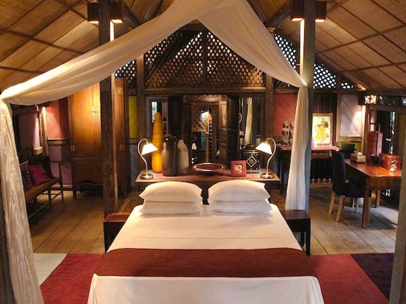 Traditional décor at Bon Ton Resort