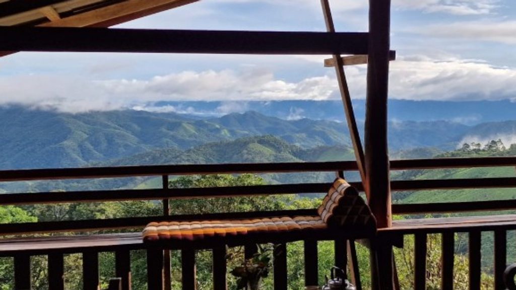 View at guesthouse Mahouts Elephant Foundation Mae Sot Thailand