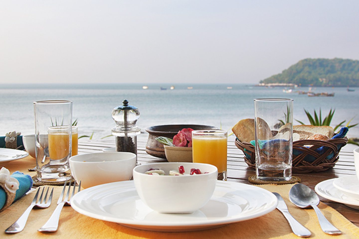 Breakfast at Ahilya by the Sea