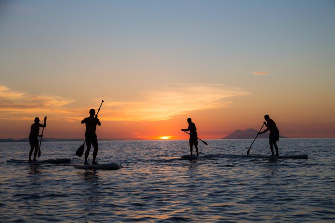 Sunset paddle