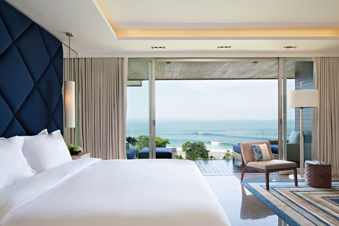 Penthouse bedroom