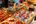 a group of containers of food