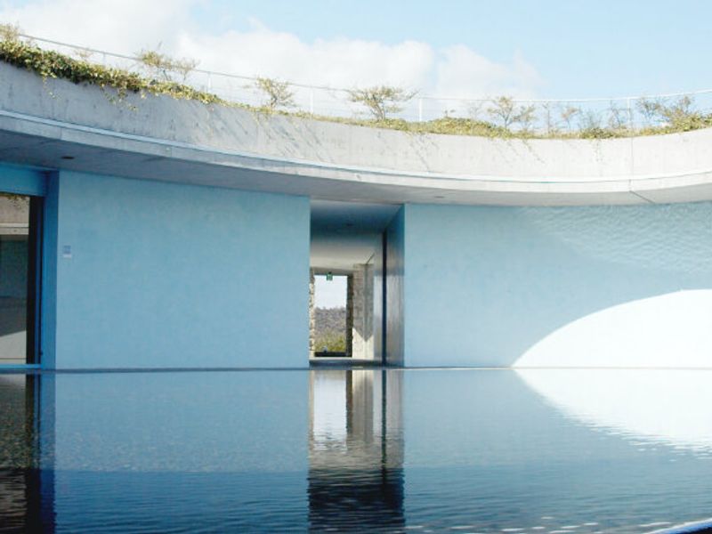 Water feature at Benesse House