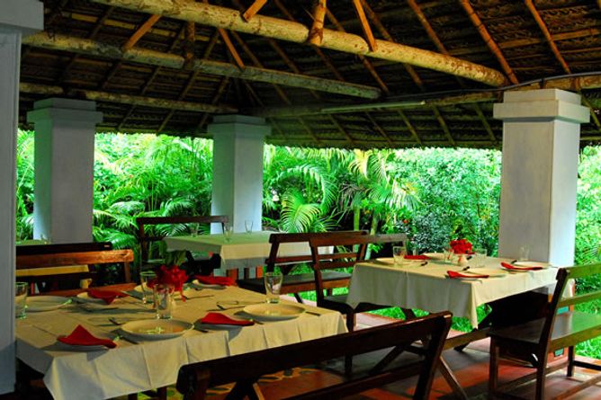 Open-air dining