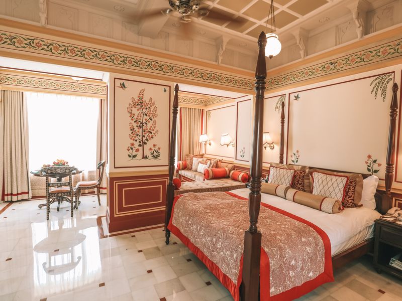 Lake view room at Taj Lake Palace