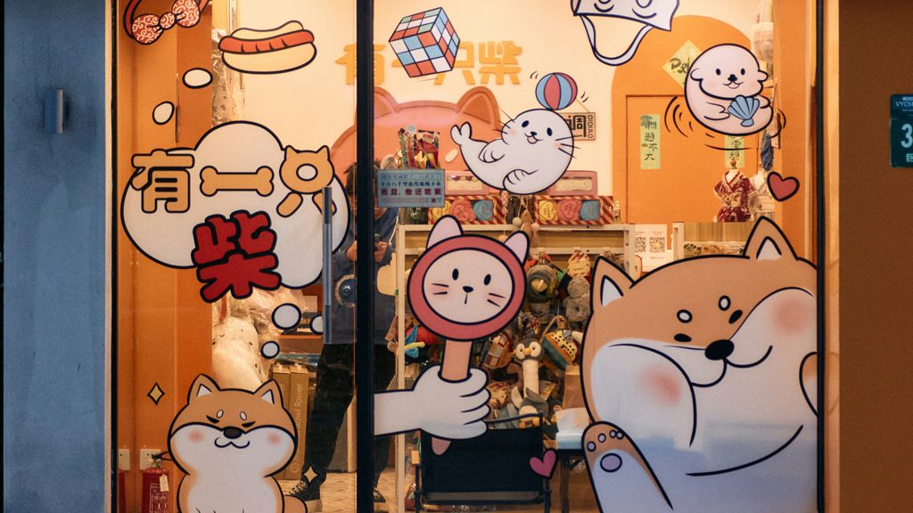 Tokyo cartoon cafe