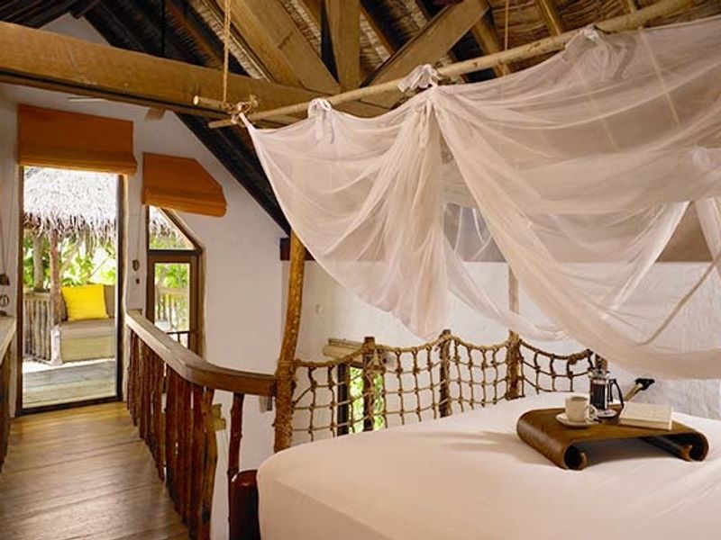 Crusoe bedroom at Soneva Fushi