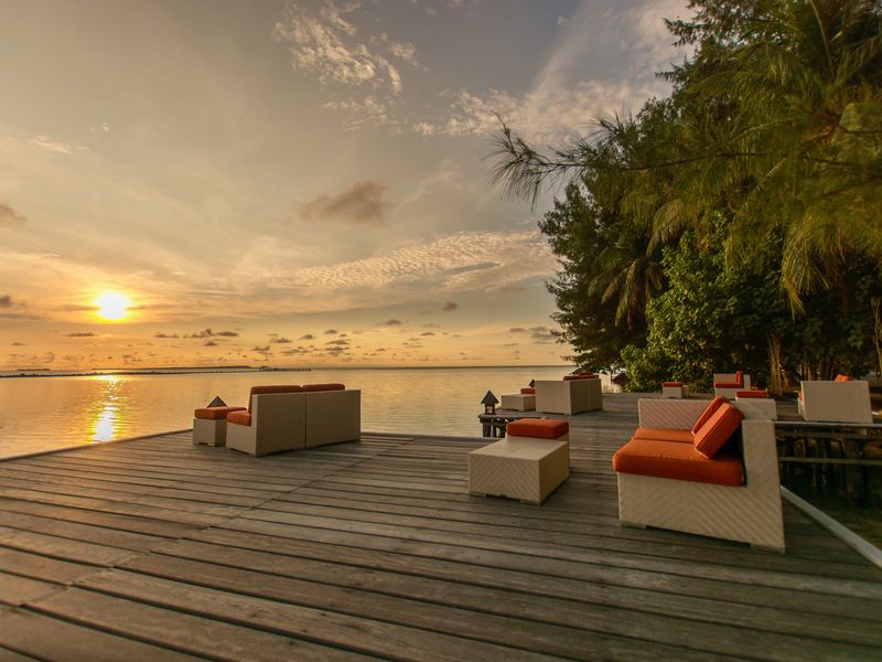 Sunset Lounge at Kura Kura Resort, Indonesia