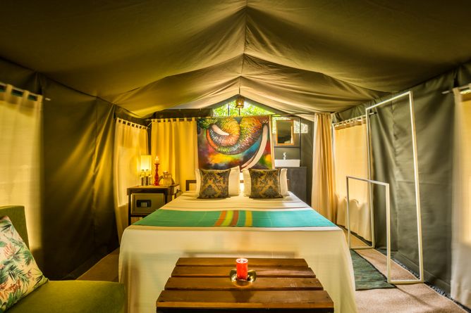 Explorer tent interior