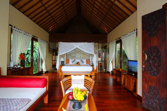 One bedroom villa interior