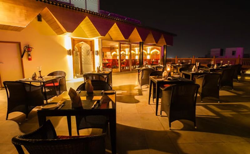 Dine on the terrace