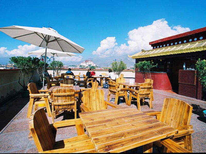 Yak hotel roof terrace