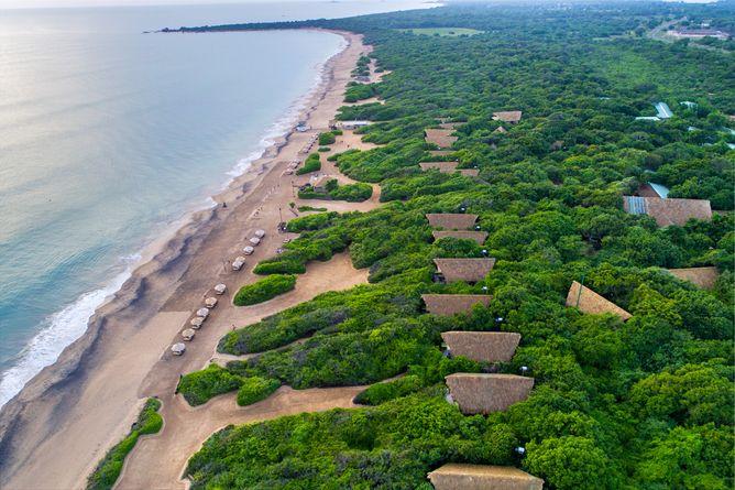 Jungle Beach aerial view