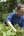 a woman working in a garden