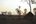 Sunset over rural homestay in Cambodia