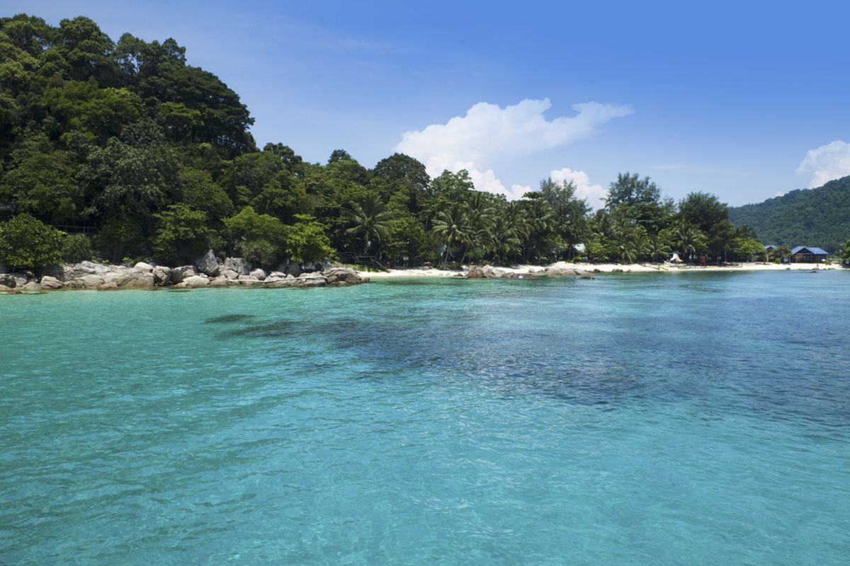 Blue waters by Tioman Indonesia
