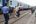 a group of people standing next to a train