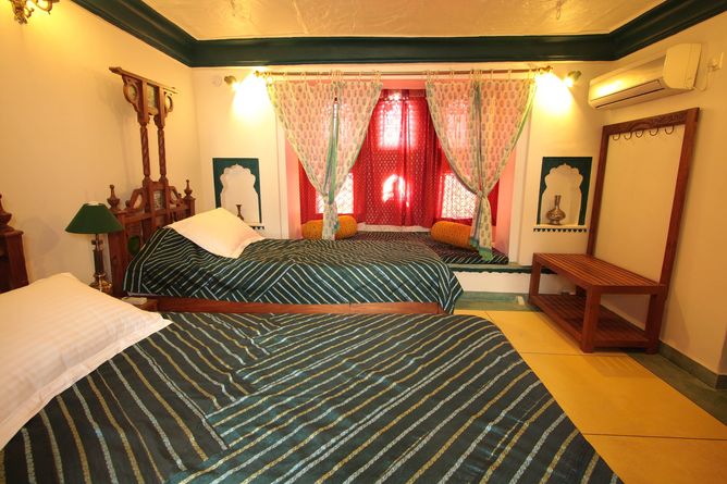 Each room is uniquely decorated